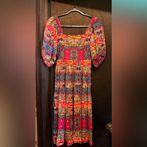 ⭐️REDUCED⭐️Colorful Floral mid-length Dress